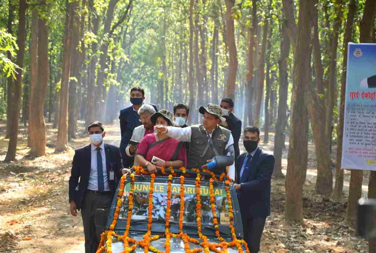 Uttarakhand: सीएम पुष्कर सिंह धामी ने 'सुरई इकोटूरिज्म जोन' में जंगल सफारी का किया शुभारंभ 2 Hello Uttarakhand News »
